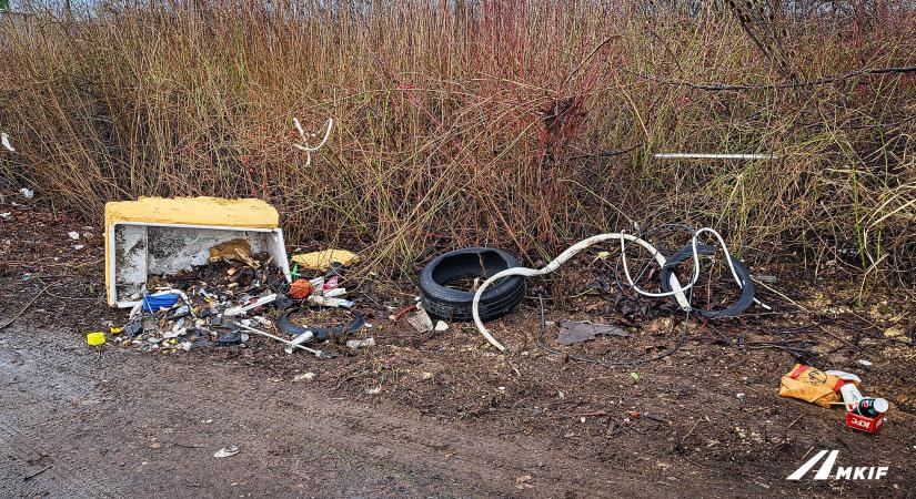 Több ezer tonna hulladék az utak mentén