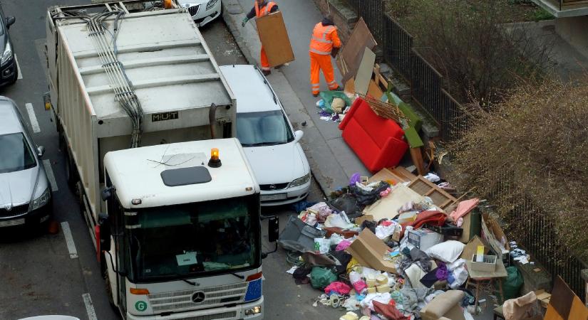 Újabb budapesti lomtalanítási időpont vált ismertté: ezekben a körzetekben május elején indul a kihelyezés