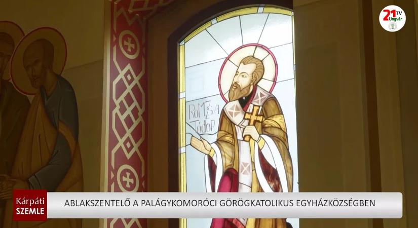 Ablakszentelő a palágykomoróci görögkatolikus egyházközségben (videó)