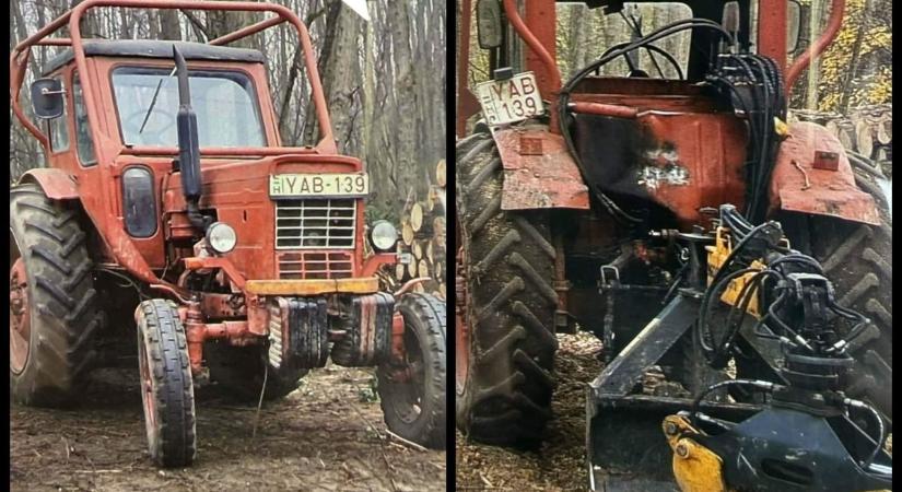 Lenyúltak egy traktort – Ha valaki látta vagy tud róla, jelentkezzen! Az infó 200 ezret ér...