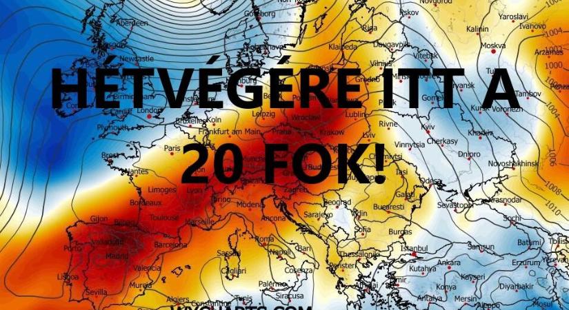 Már itt a melegedés, vasárnap 20 fok is lehet!