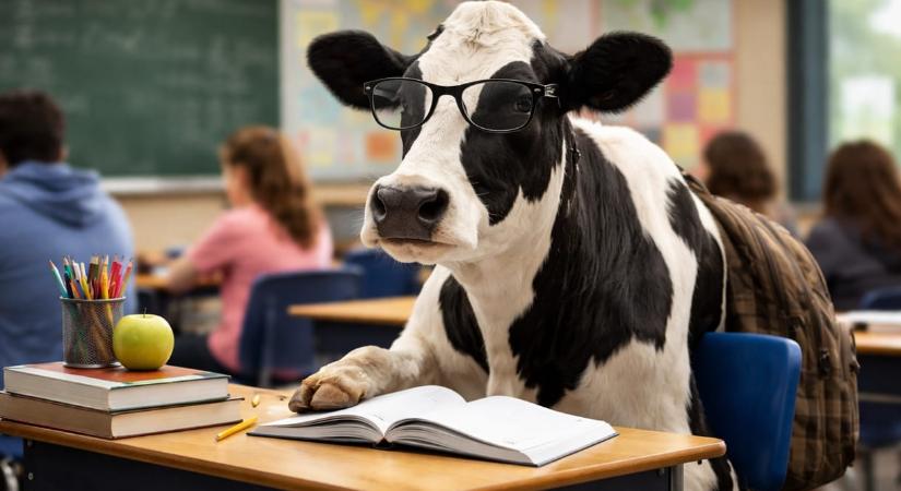 Öt tehenet írattak be egy iskolába, hogy megmentsék az osztályokat