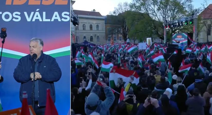 Orbán Viktor megérkezett Szentesre - kövesd nálunk élőben miniszterelnök beszédét!