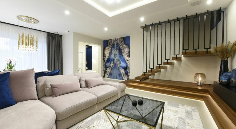 Egy székesfehérvári 200 m²‑es családi ház újragondolt belső terekkel