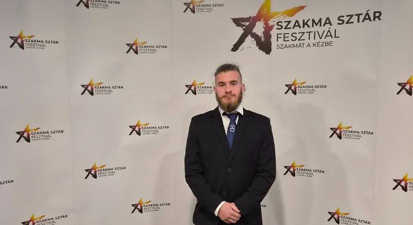 Országos első helyezés: Balázs a gépi és CNC forgácsoló szakmában remekelt