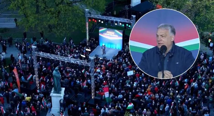 Orbán Viktor Szentesen: Ha nem akarjuk, hogy kizsebeljék Magyarországot, nemzeti kormányra van szükségünk
