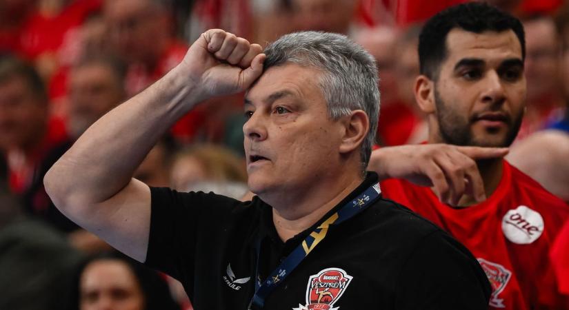 „Azt gondolják, mivel jó a fizetésünk, minden meccset megnyerünk” – a Veszprém sztáredzője kifakadt csapata győzelme után