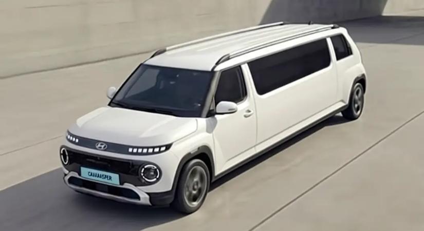 Kisautóból luxuslimuzin? Íme a Hyundai Caaaaasper!