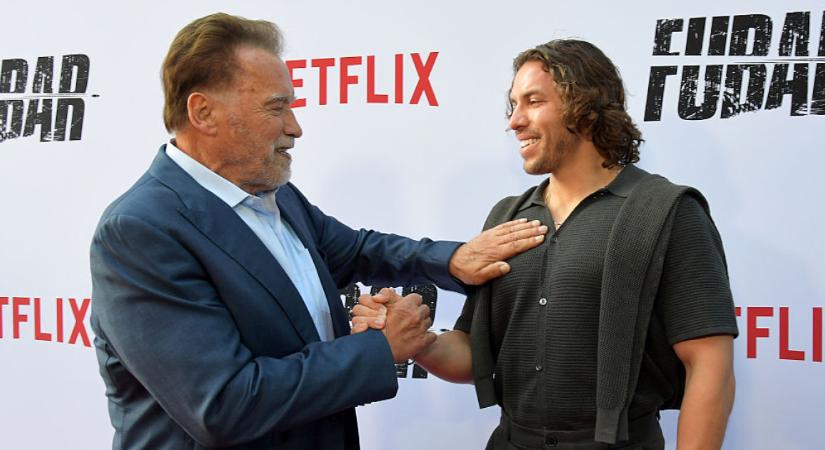 Testépítőversenyt nyert Arnold Schwarzenegger fia