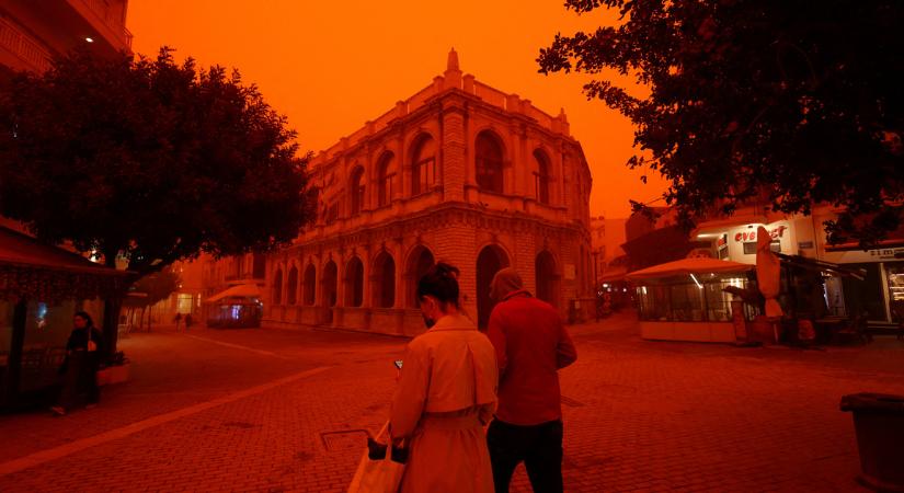 Vörösbe borult az égbolt a magyarok által is kedvelt görög sziget felett