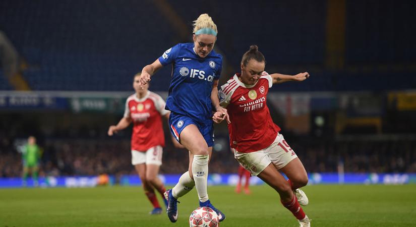 Női BL: az Arsenal egy góllal, a Bayern München kettős győzelemmel jutott az elődöntőbe – videóval