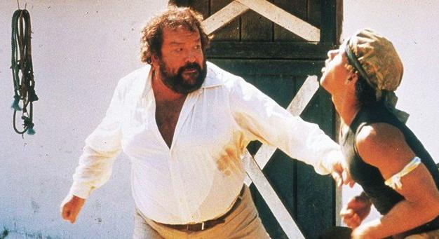 Bud Spencer nemcsak megjátszotta a kemény legényt, hanem az összes jelenetét ő maga is forgatta