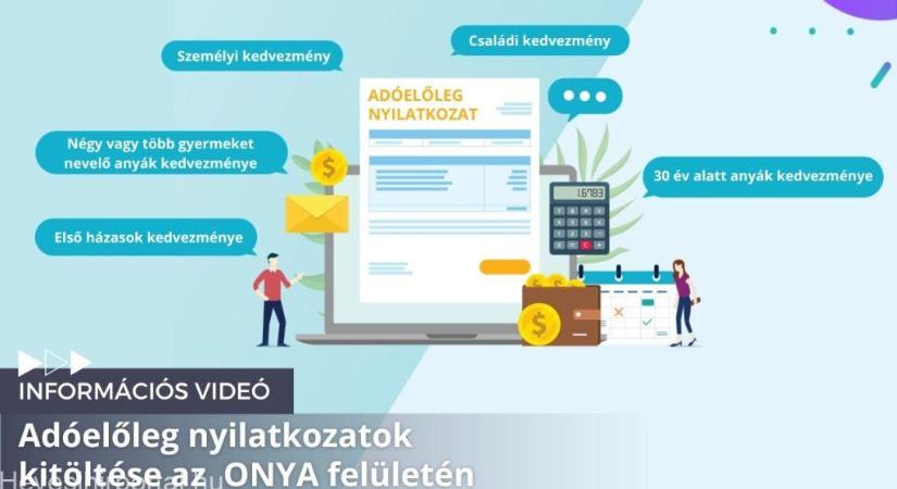 NAV: egyre többen kérik az szja személyi kedvezményt, a NAV most videóval is segít az igénybevételben
