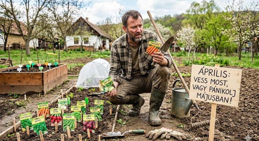 Áprilisi gyorssegély: mit vess most, ha nem akarsz májusban kapkodni?