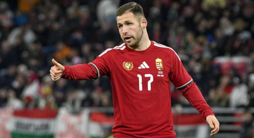 Mankóval jár a magyar válogatott játékos a görögök elleni meccs óta