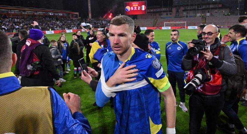 „Ezt a sikert a halott barátaimnak ajánlom” – megrázó nyilatkozatot adott a bosnyákok legendája a vb-re jutás után