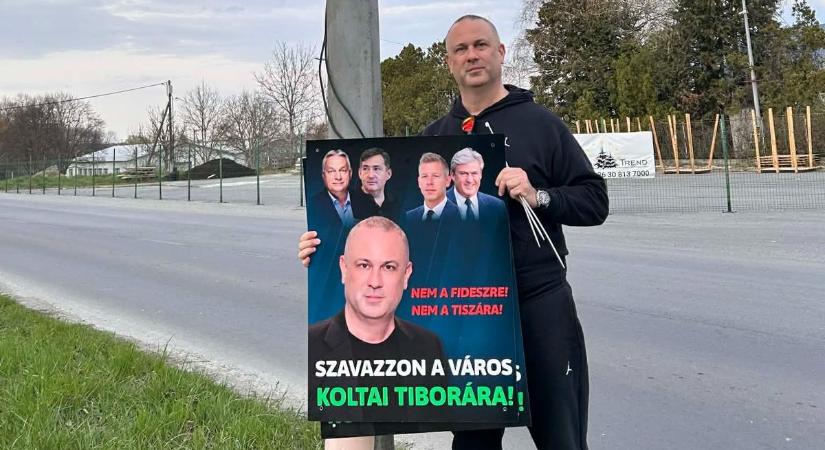 Nem a Fideszre, nem a Tiszára – Koltai Tibor függetlenként kér szavazatot Zalában