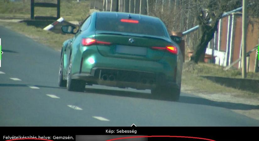 Tényleg erre kell a 480 lóerős BMW? 143 km/órával mérték be a faluban!
