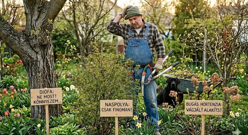 Áprilisi metszéskérdések, amikre mindenki rákeres: dió, naspolya, bugás hortenzia, és amit inkább hagyj békén
