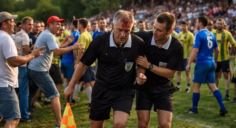A „terrorista” módszereket el kell tüntetni – két hét alatt kétszer támadták meg a játékvezetőket Baranyában