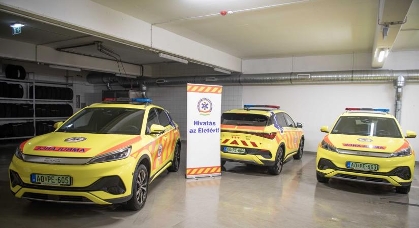 Elektromos mentő jön Szegedre: BYD jármű erősíti a mentést