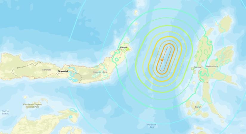7,4-es földrengés rázta meg Indonéziát