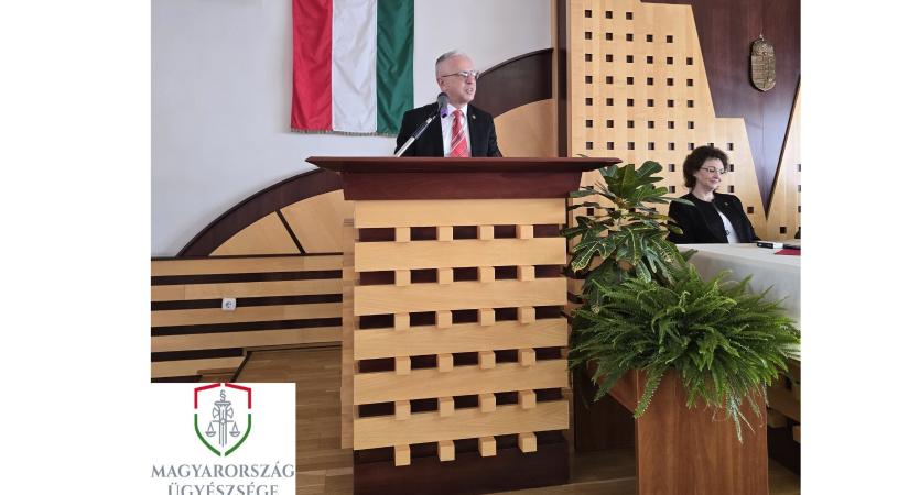 Dr. Nagy Gábor Bálint legfőbb ügyész részvételével tartott évértékelő értekezletet a JNSz Vármegyei Főügyészség