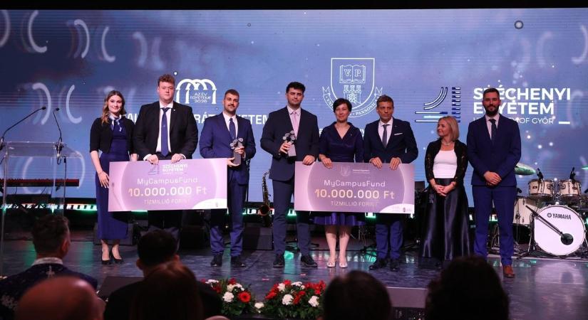 Hallgatóbarát kategóriában nyert a Pannon Egyetem az Év Egyeteme 2026 Gálán