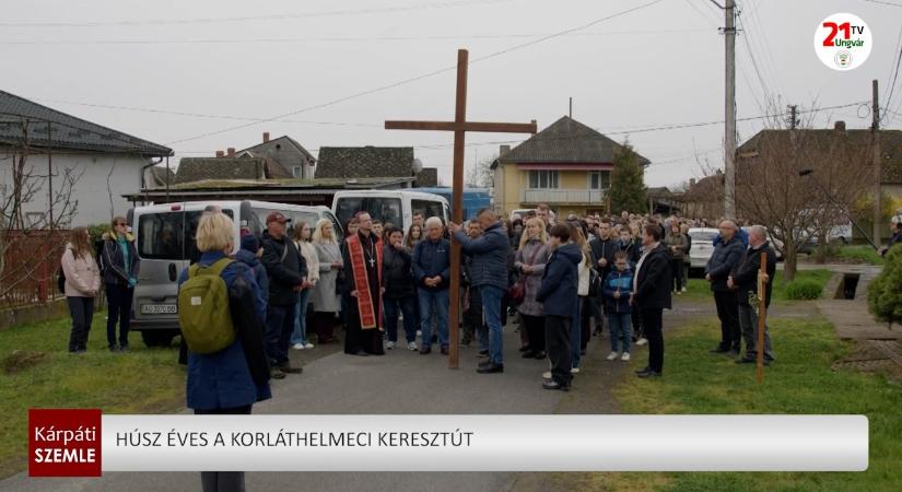 Húsz éves a korláthelmeci keresztút (videó)