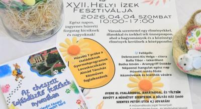 Kézműves Ízek Fesztiválja - Húsvéti mulatság, 2026. április 4.