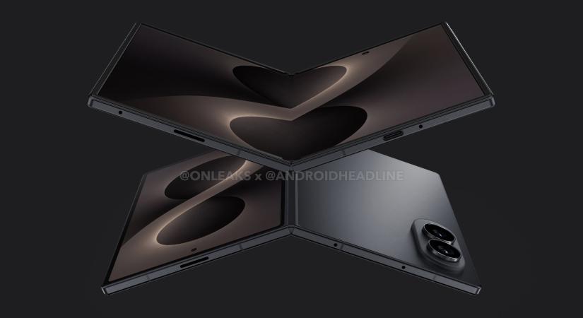 Renderképeken bukkant fel az iPhone Fold ellenfelének szánt Galaxy Z Fold variáns