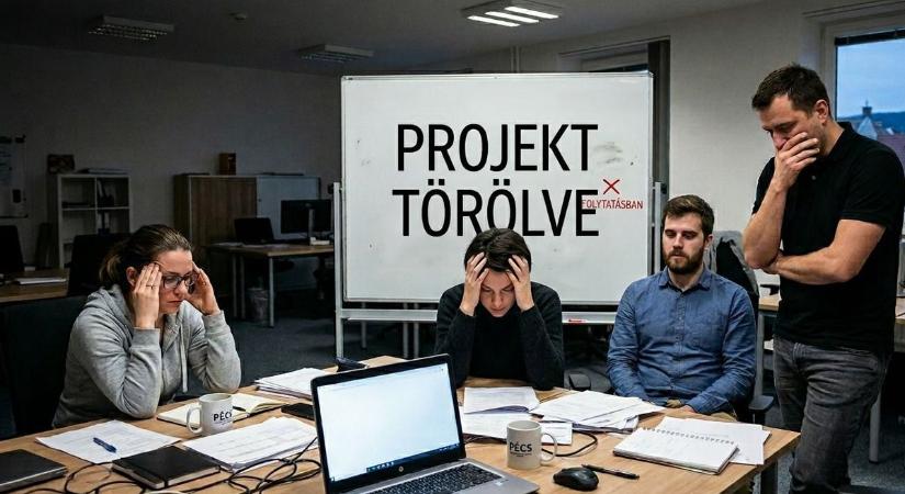 Leállhatnak a projektek, évekig befékezhetik Pécset