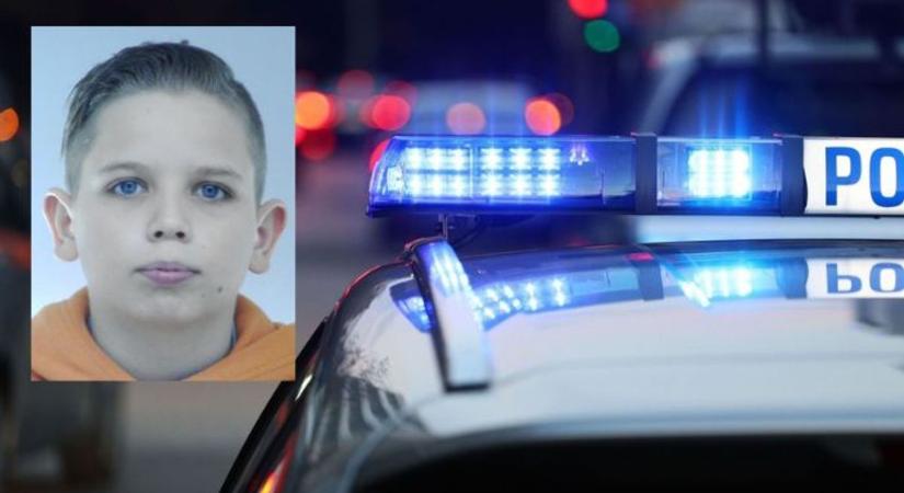 Napok óta nem tudni, hol van a 12 éves fiú, a rendőrség a lakosság segítségét kéri