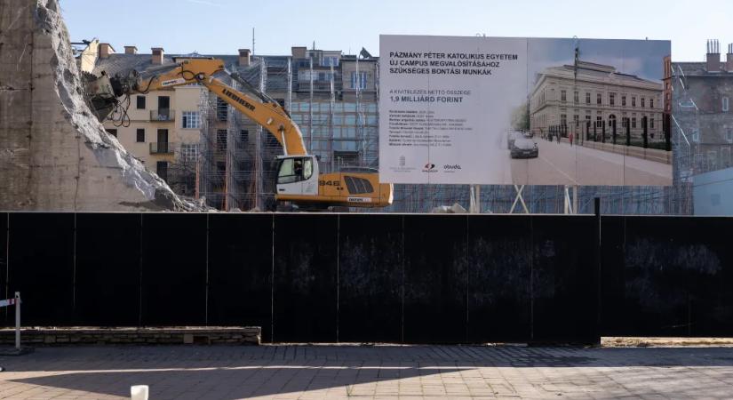 A legolcsóbban építették volna fel a Pázmány új campusát, de egy átalakulás miatt kirakták őket a közbeszerzésből