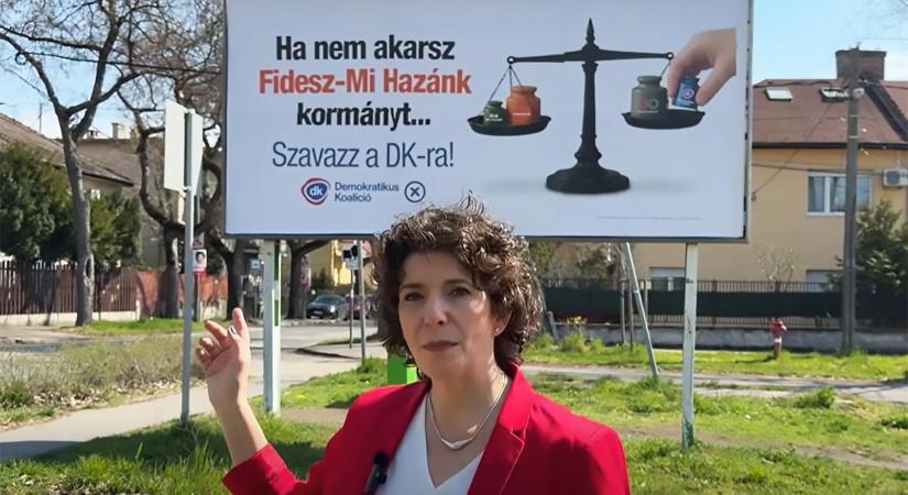 Plakátokon figyelmeztet egy esetleges Fidesz-Mi Hazánk Mozgalom koalícióra a Dobrev Klára pártja