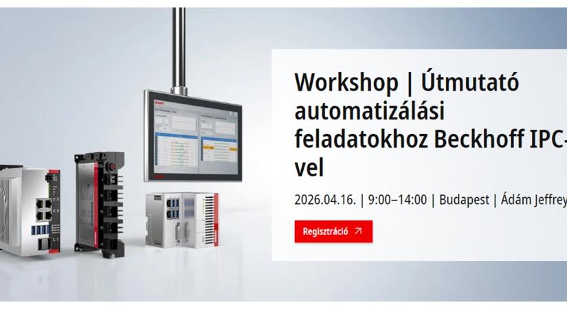 Beckhoff workshop Budapesten – 2026. április 16. – Útmutató az ipari PC-k kiválasztásához