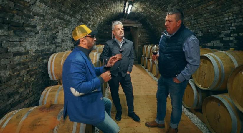Gianni és Miki a legfinomabb vörösbor készítőjénél járt Siklóson