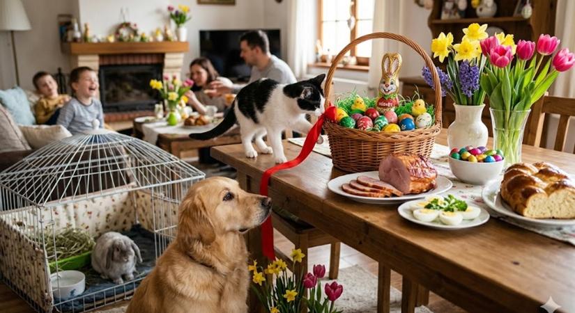 Húsvét és háziállatok: 9 ünnepi dolog a lakásban, ami veszélyes lehet a kutyára, macskára, nyúlra