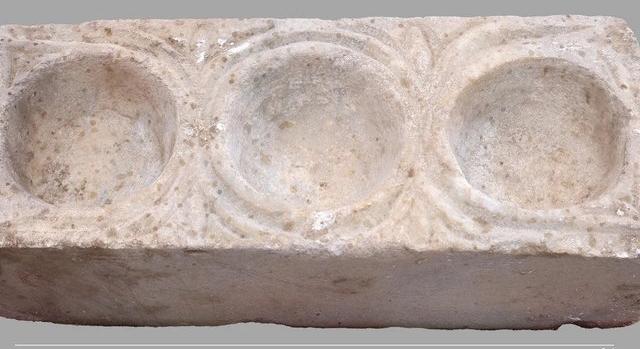 Ókeresztény rituáléra utaló márványtárgyat találtak Izraelben