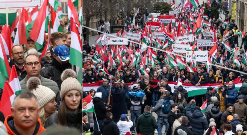 Soha nem látott tömeg lepte meg Orbán Viktort Szombathelyen