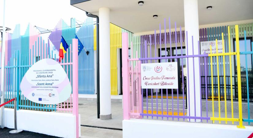 Megnyílt a szatmári mega-bölcsőde – 110 gyerkőcöt fogad szeptembertől (FOTÓK)