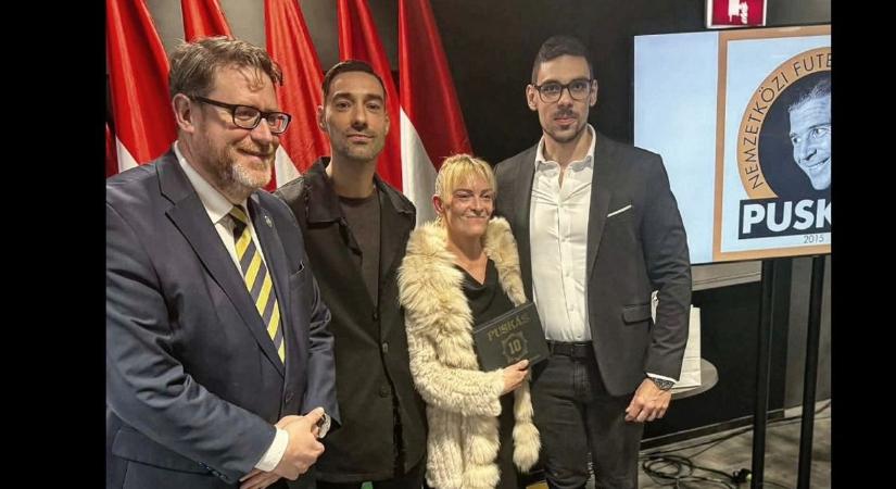 Nagy bejelentést tett Szijjártó Péter Puskás Ferenc unokájáról