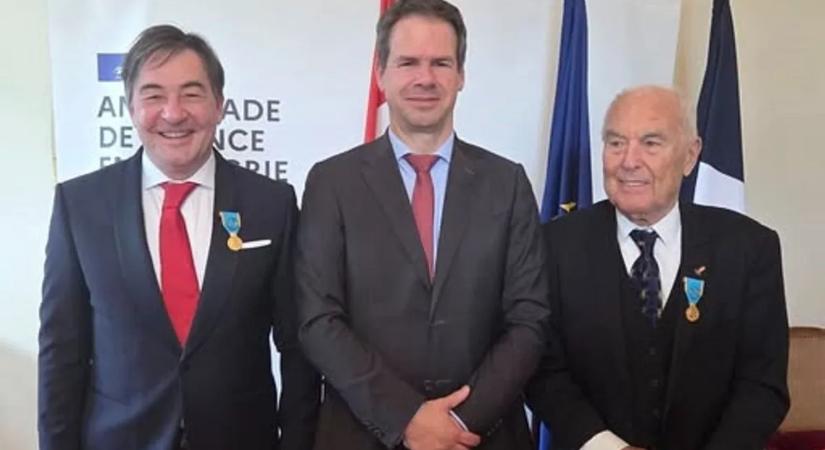 A francia sportminiszter kitüntette Kamuti Jenőt és Szabó Lászlót