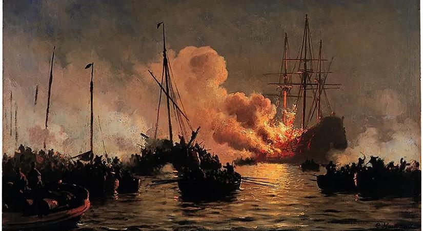 Lángba borult a hajó – élve égtek el a fedélzeten