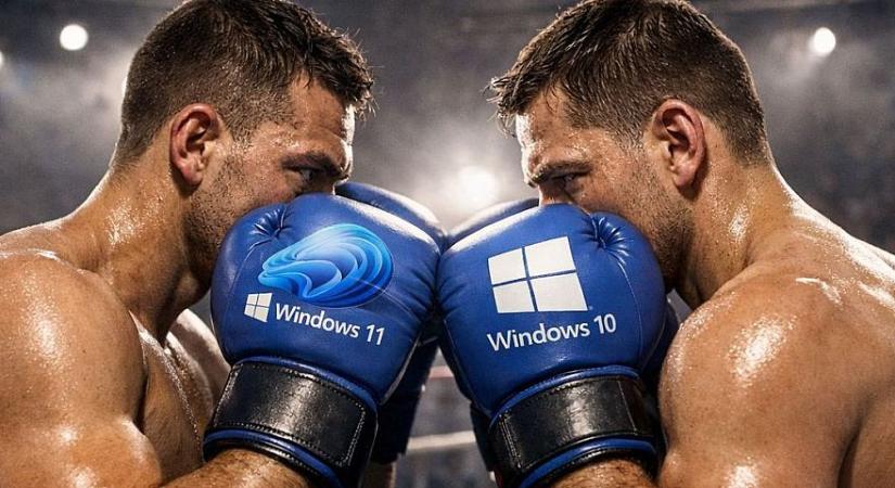 Nagyon furcsa dolgot csinálnak a Windows-ok a népszerűségi statisztikákban