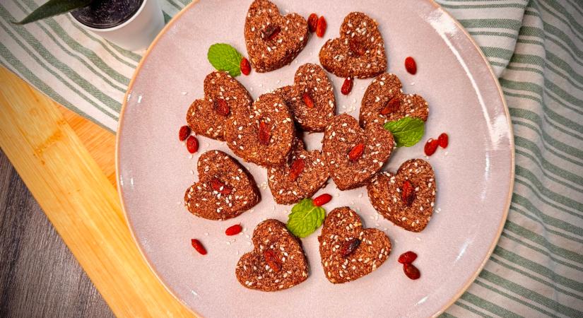 Kakaós szívecske – kívül ropogós, belül puha gluténmentes falatok uzsonnára