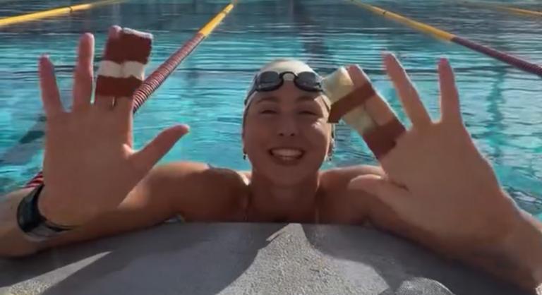 Hátborzongató videón a magyar úszónő nyílt csonttörése, és az azt követő orvostörténeti csoda