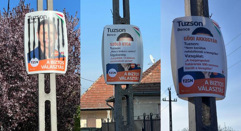 Csömör továbbra sem kér Tuzson Bence plakátjaiból
