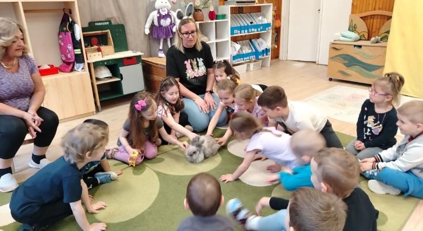 Pillecukor az ajkai óvodában (videó)