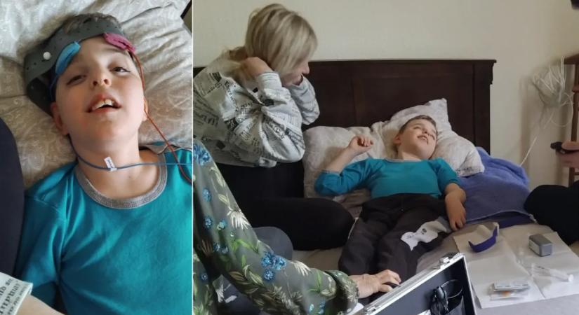 „Már másnap láttam a változást a szemében” – otthonában kapta meg a sorsfordító őssejtkezelést a kis Zsombi, a magyar Esőember